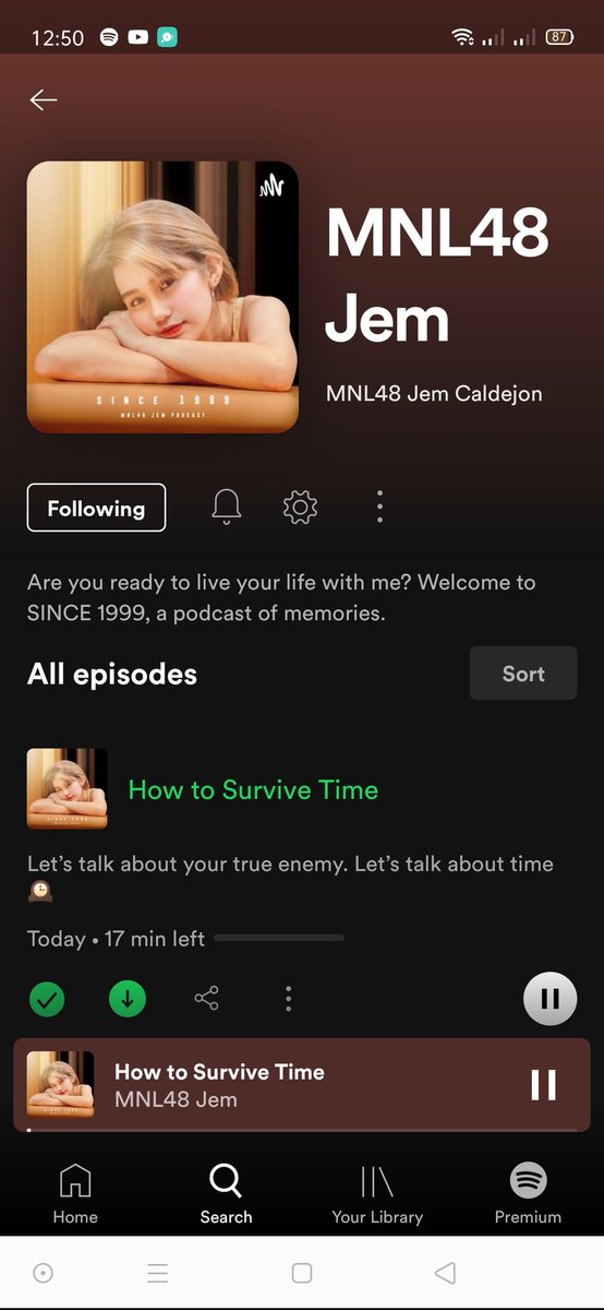 agnes01yHan's tweet photo. Di ako busy kaya eto nalang pagkakaabalahan ko🥰🎧🤗 CONGRATS GIRLS🥰👏 @MNL48 https://t.co/XRuUDDgGfs