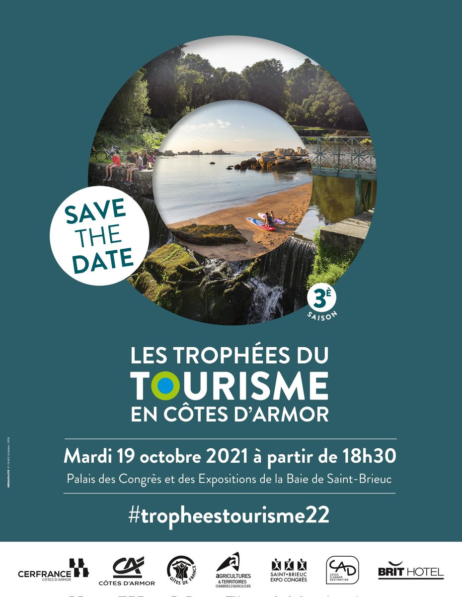 INSCRIVEZ-VOUS à la soirée du #tourisme en #COTESDARMOR mardi 19/10. Découvrez les 5 lauréats 2021 et venez écouter Carole DANY, qui tiendra une conférence sur les Inspirations #Scandinaves "Qu’est-ce que le modèle nordique peut nous apprendre?" Inscrip: cad22.com/lagence/les-ac…