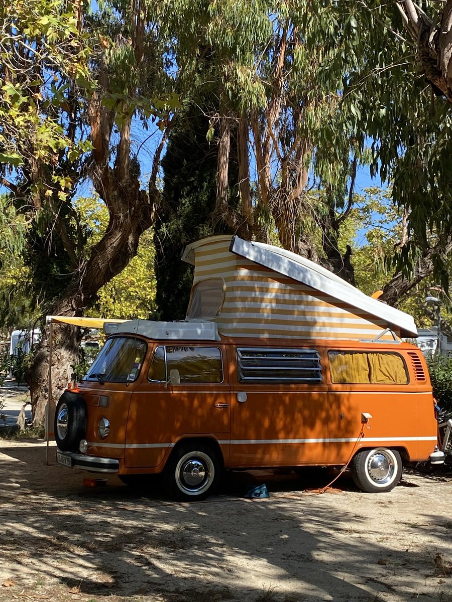 campdudomaine's tweet photo. Au Camp du Domaine en septembre et octobre il y’a du soleil et des VW ☀️🧡 #combivw #vanlife #kombivw https://t.co/zY5G1d5P2s
