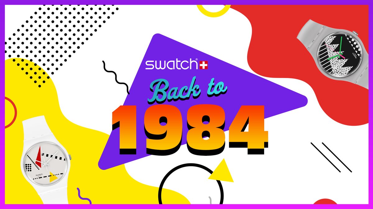 Retour en 1984 avec le lancement de la nouvelle collection #Swatch : #BackTo1984 !
On découvre tout ça en video !

➡️ youtu.be/MLIONqq-_Hc

#Swatch1984 #1984Reloaded