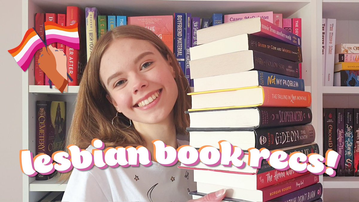 as it's #InternationalLesbianDay a reminder that i have a video full of lesbian book recs (where they actually say the word lesbian!!) 🧡🤍💗 youtu.be/UqpjLOmC_dQ