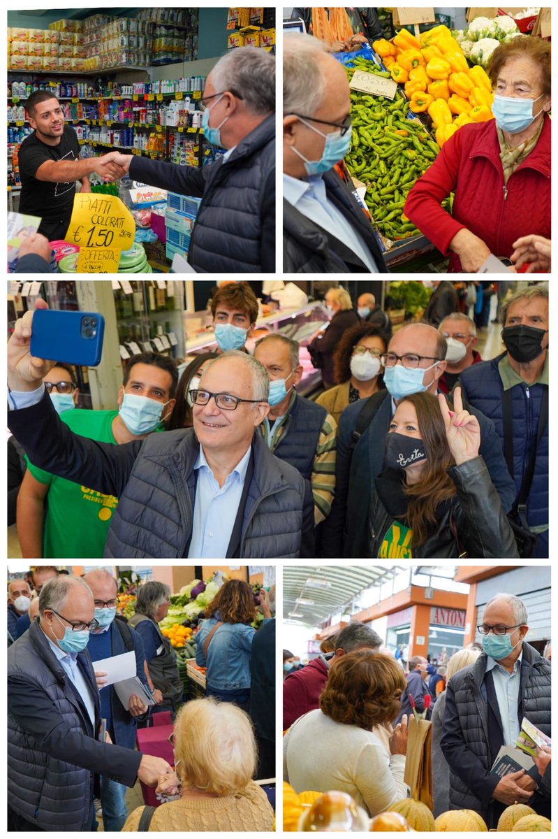 Questa mattina con <a href="/MauroCaliste/">Calistepresidente</a> siamo stati al mercato rionale “Insieme” a #Centocelle. In collaborazione con i comitati di quartiere lavoreremo sin da subito per la sua valorizzazione e il rilancio di tutti i mercati rionali di Roma. #GualtieriSindaco 
▶️bit.ly/3BnW5U5