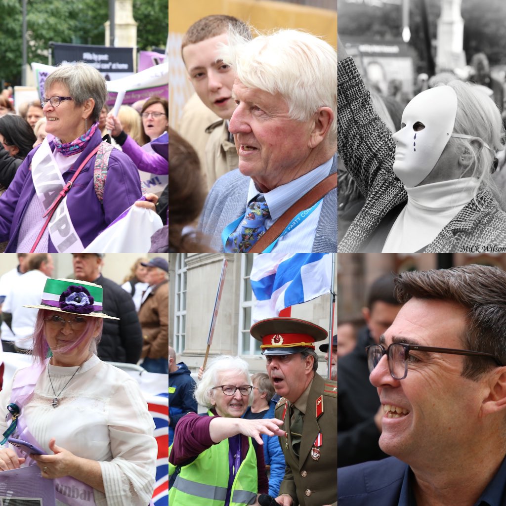 WASPI_2018's tweet photo. Rounding off this busy #WASPI week with more great photos taken by a generous photographer, Michael Wilson - thank you. As can clearly be seen, #1950swomen were swarming at the Conservative Party conference in Manchester. ย ย #WASPI_2018 #waspicampaign2018 #FairandFastSolution https://t.co/Yc4RtVBT8h