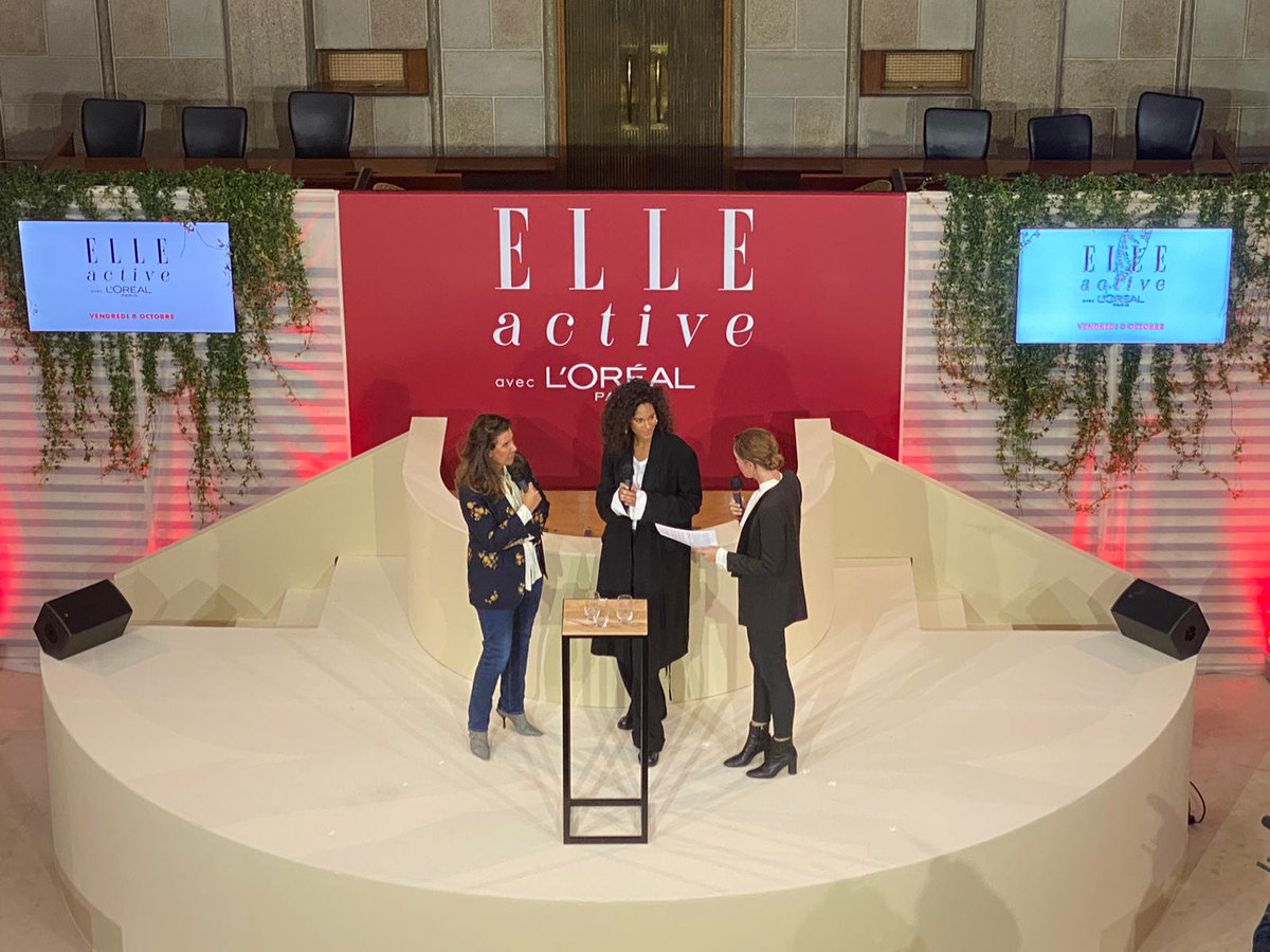 Dernier entretien avec des femmes qui nous inspirent : <a href="/realcindybruna/">Cindy Bruna</a> , mannequin, porte-parole internationale de <a href="/lorealparisfr/">L'Oréal Paris France</a> et <a href="/ViguierDelphine/">Viguier</a>, directrice générale internationale de <a href="/lorealparisfr/">L'Oréal Paris France</a>, partenaire de l'évènement #ELLEactive