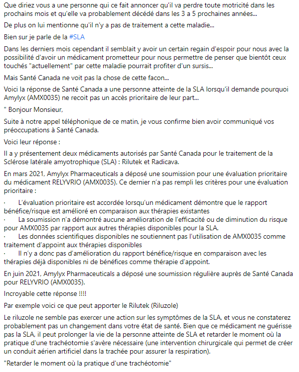 HudonGerant's tweet photo. On ne souhaite que le meilleur a Carey Price 

MAIS si lui demande de l'aide

Est ce que les gens touchés par la #SLA peuvent en faire autant ? 

Toutes les thérapies SLA devraient en priorité
https://t.co/6PYFx0GCRy  

#PriorityReviewforALS
#ExamenprioritairepourlaSLA https://t.co/tsNtS5xbeH