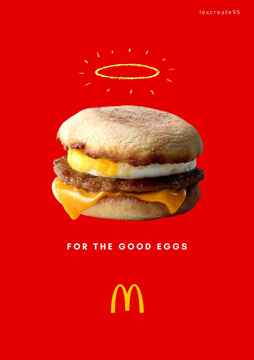 lexcreatestudio's tweet image. Go on. You've been a good egg 

@McDonalds @McDonaldsUK

@OneMinuteBriefs - Create posters to celebrate #WorldEggDay