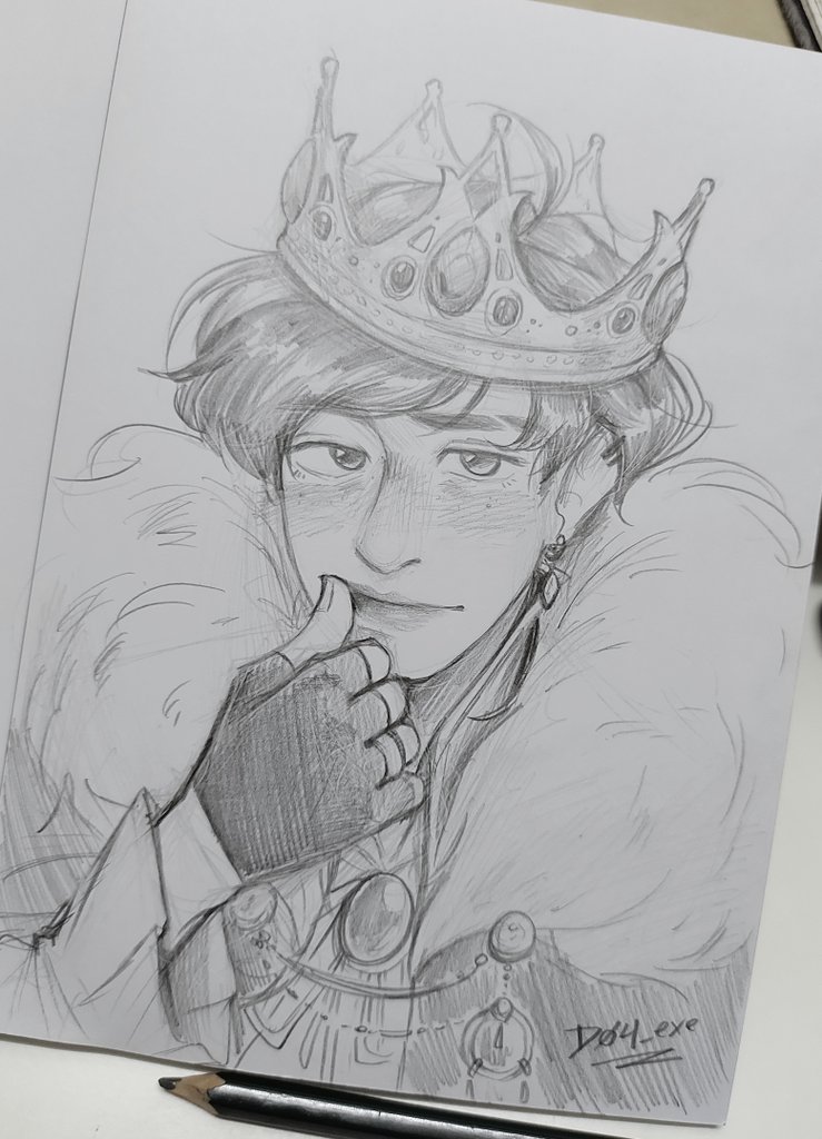 the King. 

#georgenotfoundfanart 