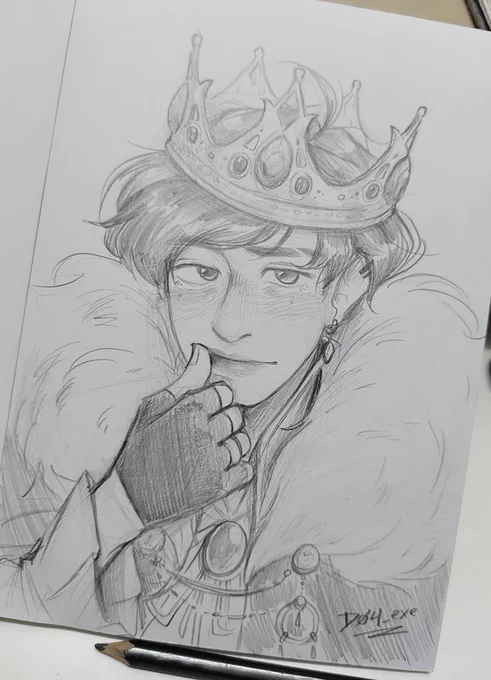 the King. 

#georgenotfoundfanart 