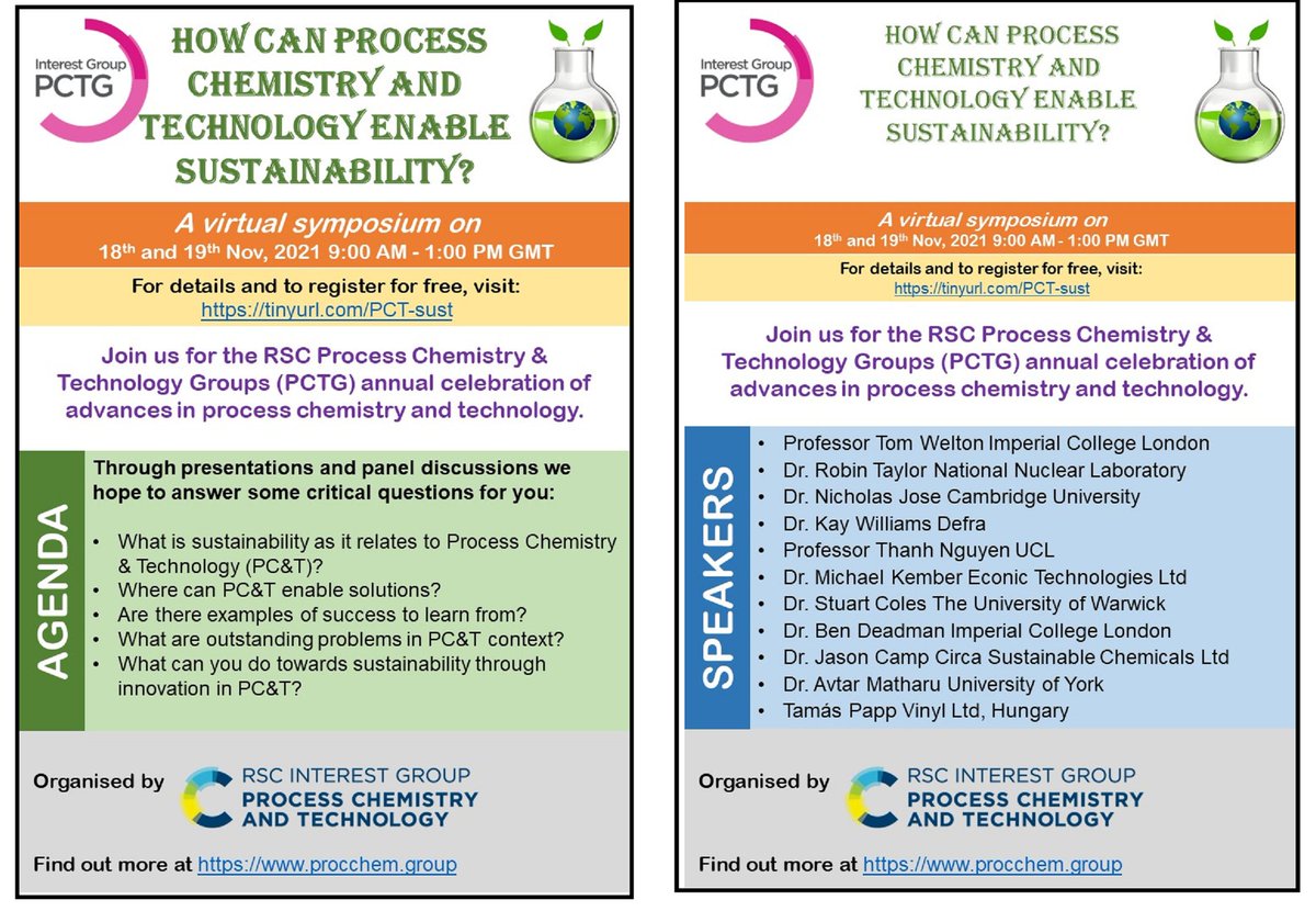 Process Chemistry and Technology Group tweet media