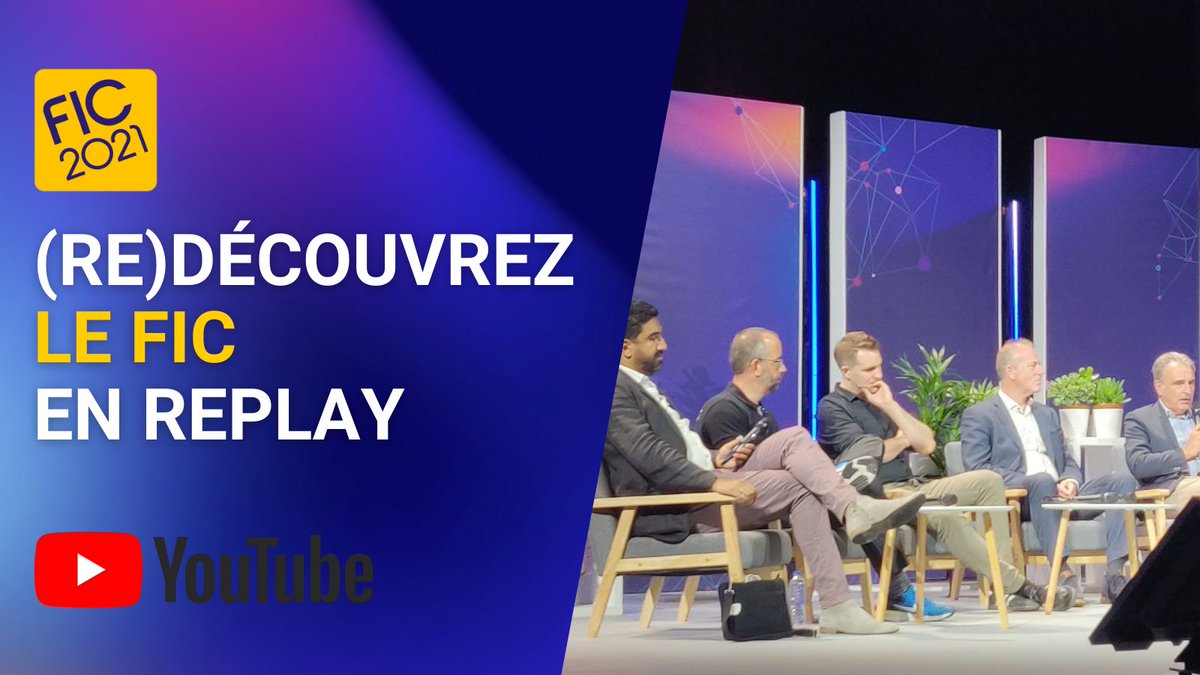 INCYBER_Europe's tweet photo. 🇫🇷 Vous êtes nombreux à nous l'avoir demandé...
(Re)-découvrez les meilleurs moments du #FIC2021 en #replay 
https://t.co/OWDHd4UicW

🇬🇧 The FIC is the reference #cybersecurity event in Europe. Take a grasp of the best moments of the 2021 edition:
https://t.co/OWDHd4UicW https://t.co/HbkG1xrHcy