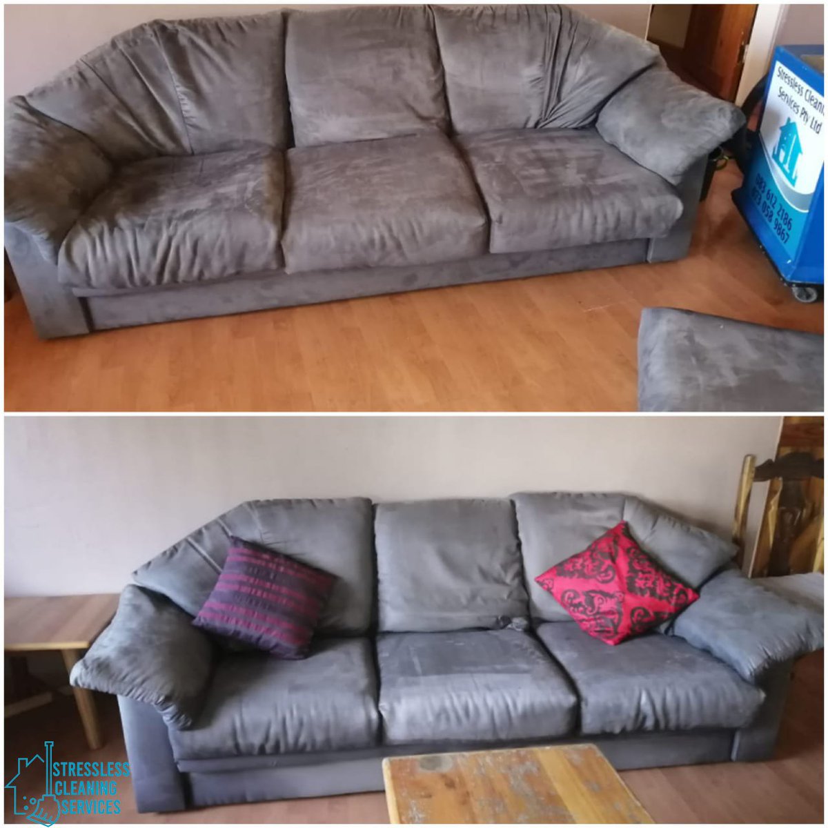 stressless_cs's tweet photo. We charge no call out fees, travel around Gauteng. 
Material couches from R100 per seat.
Leather couches from R120 per seat.
Carpets R300 for a standard empty room
R350 for a standard furnished room.
High windows, spring and pre-occupational cleaning -P.O.R
073 058 9867 https://t.co/7HdjQIVLbQ