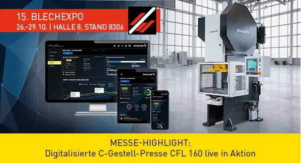 ANDRITZ_Schuler's tweet photo. Eine voll vernetzte C-Gestell-Presse mit integrierter Werkzeugüberwachung #VisualDieProtection und neuer Bedienoberfläche live erleben: Das geht auf der @Blechexpo_Messe auf unserem Stand 8306 in Halle 8
https://t.co/TPsLL2V9nH https://t.co/A5UlhxojVP