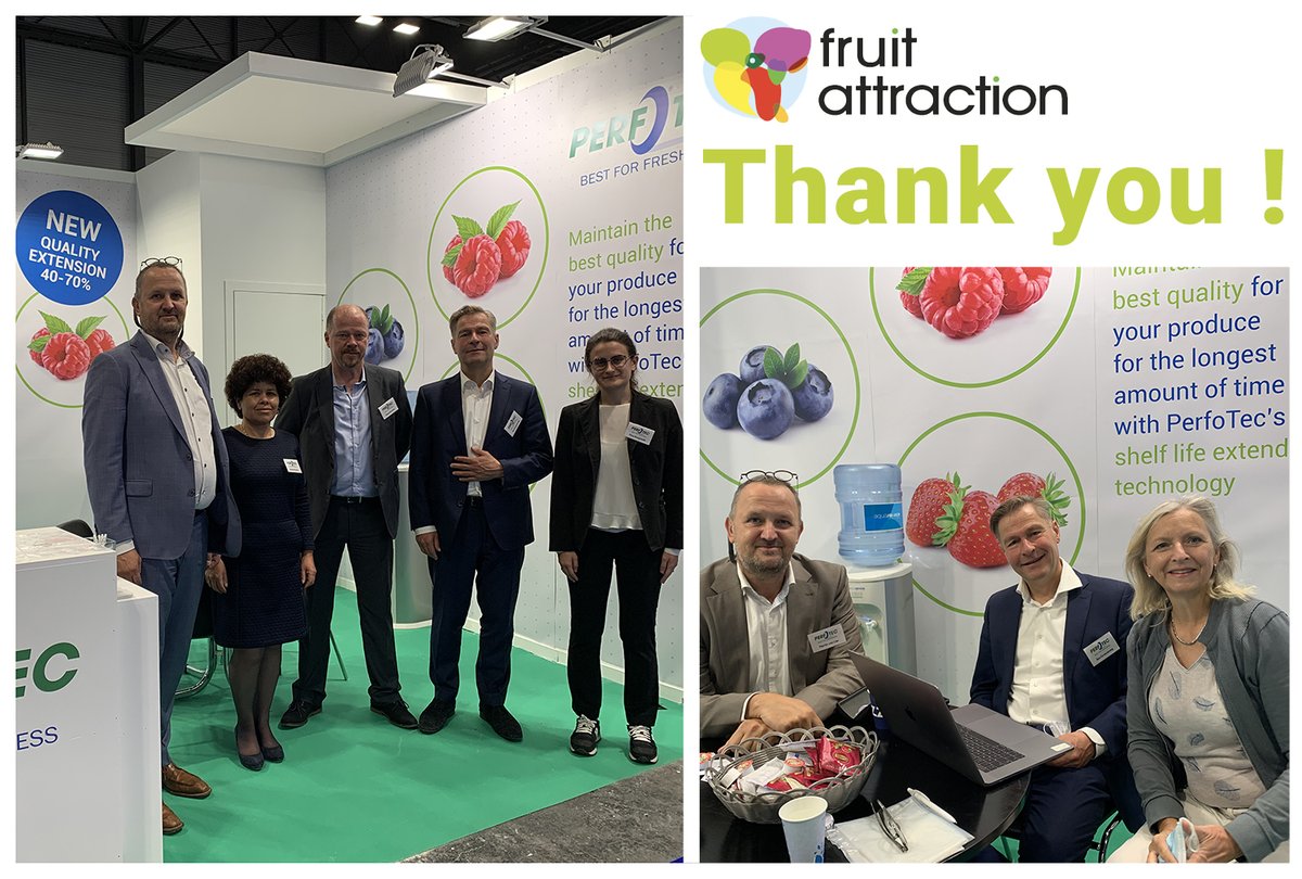 Thank you, PerfoTec team for your hard work this week at <a href="/FruitAttraction/">Fruit Attraction</a> !!

And a huge ‘Thank You!’ to all visitors of our stand for taking time to talk to us and hear about our incredible, innovative technology. See you soon!
#team #innovation #sustainability #Packaging