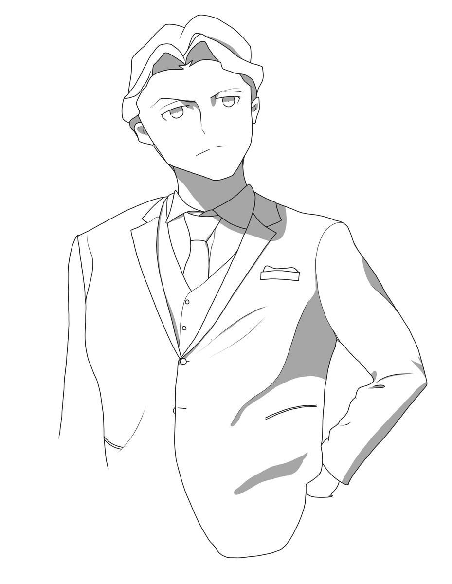 OctopusStraps's tweet image. For day 7 of #drawtober I drew Andrew from #LittleWitchAcademia.