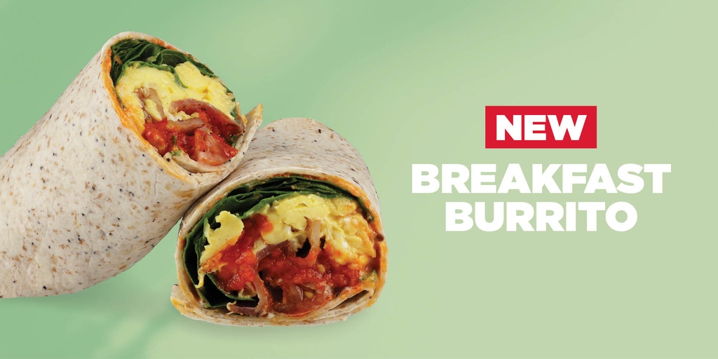 vidaecaffe's tweet photo. Try our NEW Breakfast Burrito! Filled with scrambled egg, bacon, cherry tomatoes, rocket & baby spinach with a spicy tomato relish. Pair it up with a caffè and there's no better way to start your day! #summermade #muchofresh #summermenu https://t.co/jJYgnufFwH