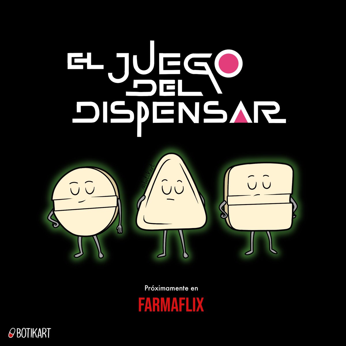 botikart's tweet photo. El Juego del Calamar versión farma 💊
#ElJuegoDelCalamar https://t.co/ORLDsgCijR