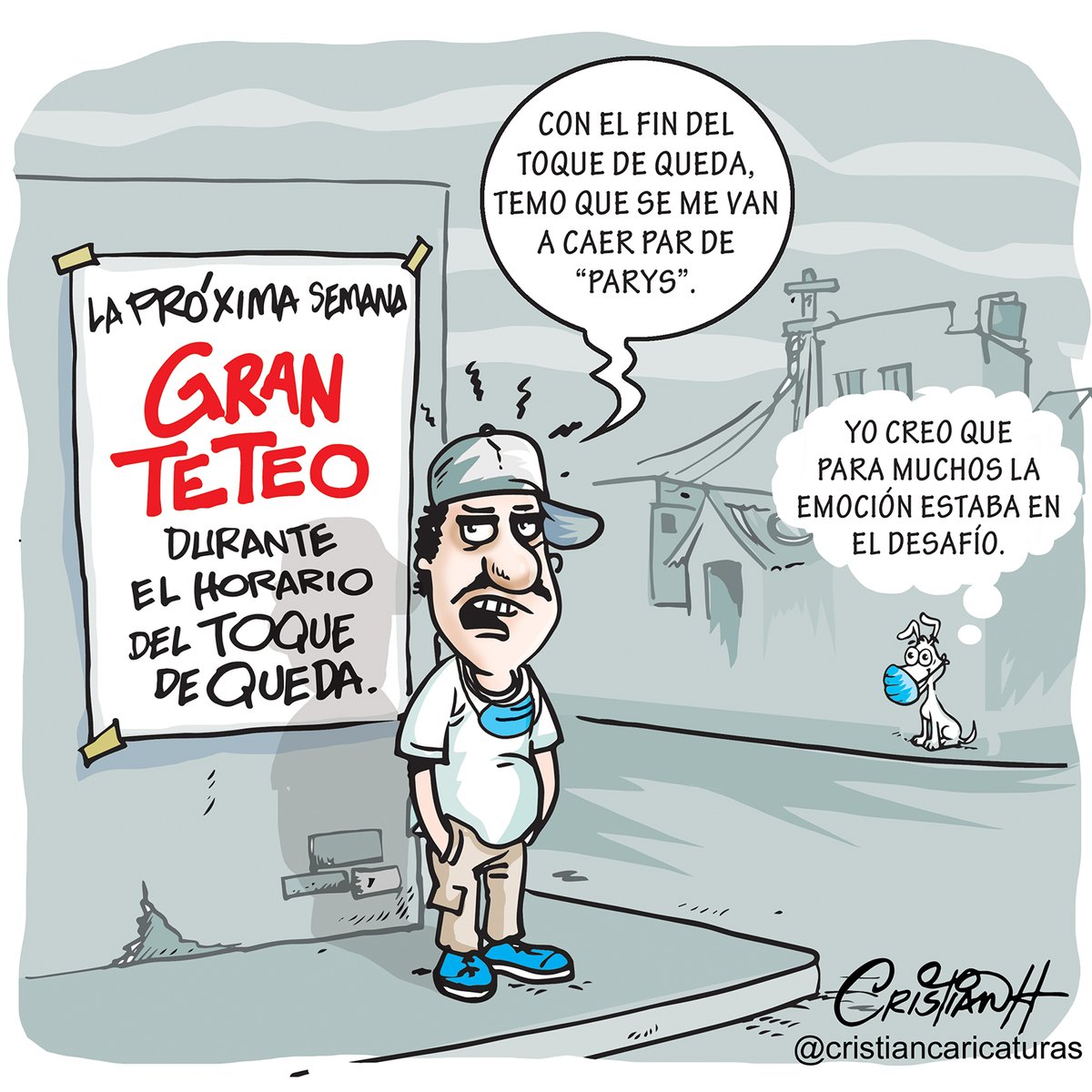 criscaricaturas's tweet photo. Fin del toque de queda, pero no dejes la mascarilla.
.
.
@ElDia_do #ToqueDeQueda #mascarillas #Covid_19 #variantemu #VarianteDelta #Delta #coronavirus #rd #teteos #guto #criscaricaturas #cristianhernandez #party https://t.co/xz6HYlvkjV