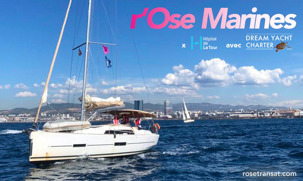 RoseTransat's tweet photo. Un IMMENSE merci à notre partenaire Dream Yacht Charter France qui a permis au stage #rOseMarines de se tenir en Méditerranée 🙌🏻 ⛵️

#TenirLeCapAprèsUnCancerDuSein #OctobreRose #OctobreRose2021 
#PrendreSoinDeVous #FemmesDuLarge https://t.co/FegPzibDDa