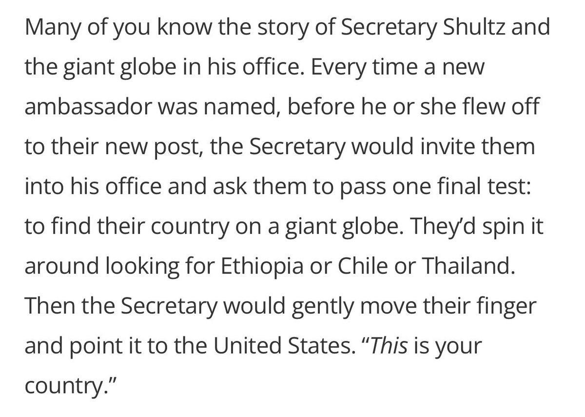 theRohitBansal's tweet photo. @SecBlinken @CondoleezzaRice @StateDept A gracious speech as any: https://t.co/A4IjmyTlI1
My favourite is in the screenshot
#GeorgeShultz https://t.co/pPTYrz5VKG
