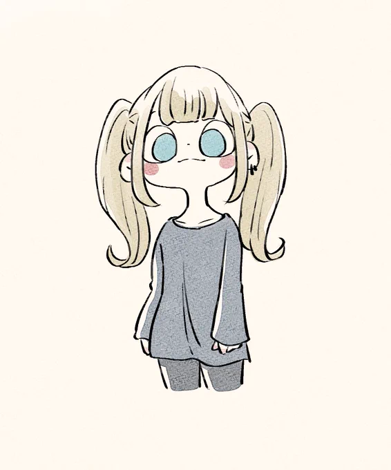 金髪ツインテール 