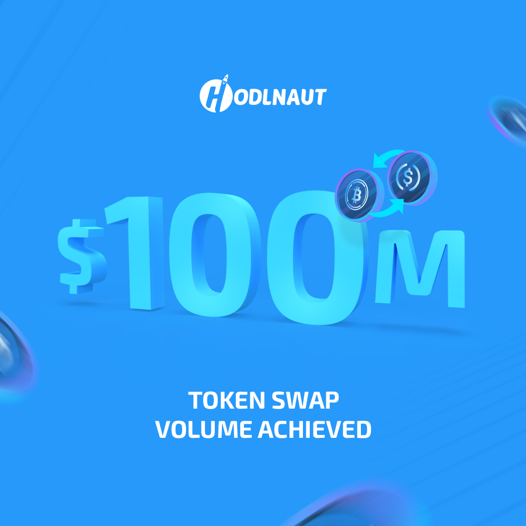 hodlnautdotcom's tweet photo. 🚀 𝗨𝗦𝗗𝟭𝟬𝟬𝗠 𝗜𝗡 𝗧𝗢𝗞𝗘𝗡 𝗦𝗪𝗔𝗣 𝗩𝗢𝗟𝗨𝗠𝗘 𝗔𝗖𝗛𝗜𝗘𝗩𝗘𝗗 

🎉 We’re celebrating this achievement by giving back to the community!

Steps:
✔︎ Like, RT and tag a friend
✔︎ Follow @hodlnautdotcom 

*T&amp;Cs Apply. You must be KYC-verified to receive your winnings. https://t.co/OaY2apsoMx