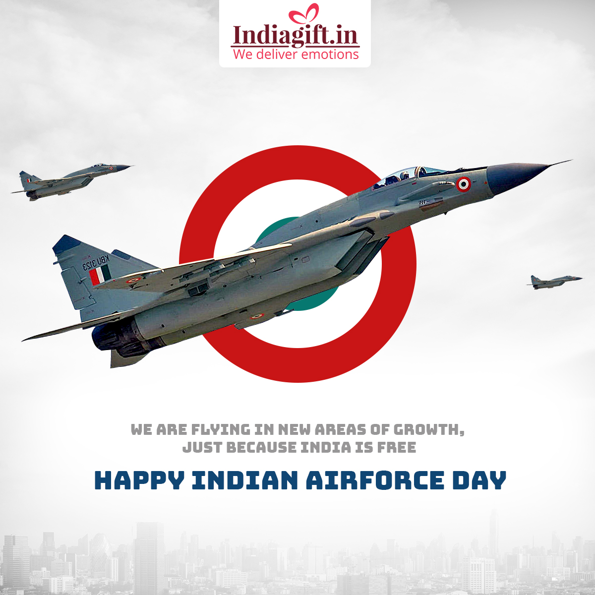 ItsIndiaGift's tweet photo. We are Flying in New Areas of Growth, Just Because India is Free. Happy IAF Day ! #Airforceday #Airforceday2021 #IndianAirForce #AirWarriors #Airforce #89thAirForceDay #AFDay2021 #8October2021 #IAF #AFDay2021 #iafmcc #IAF_MCC #Indiagift #ItsIndiagift https://t.co/R5TYiIGUhm