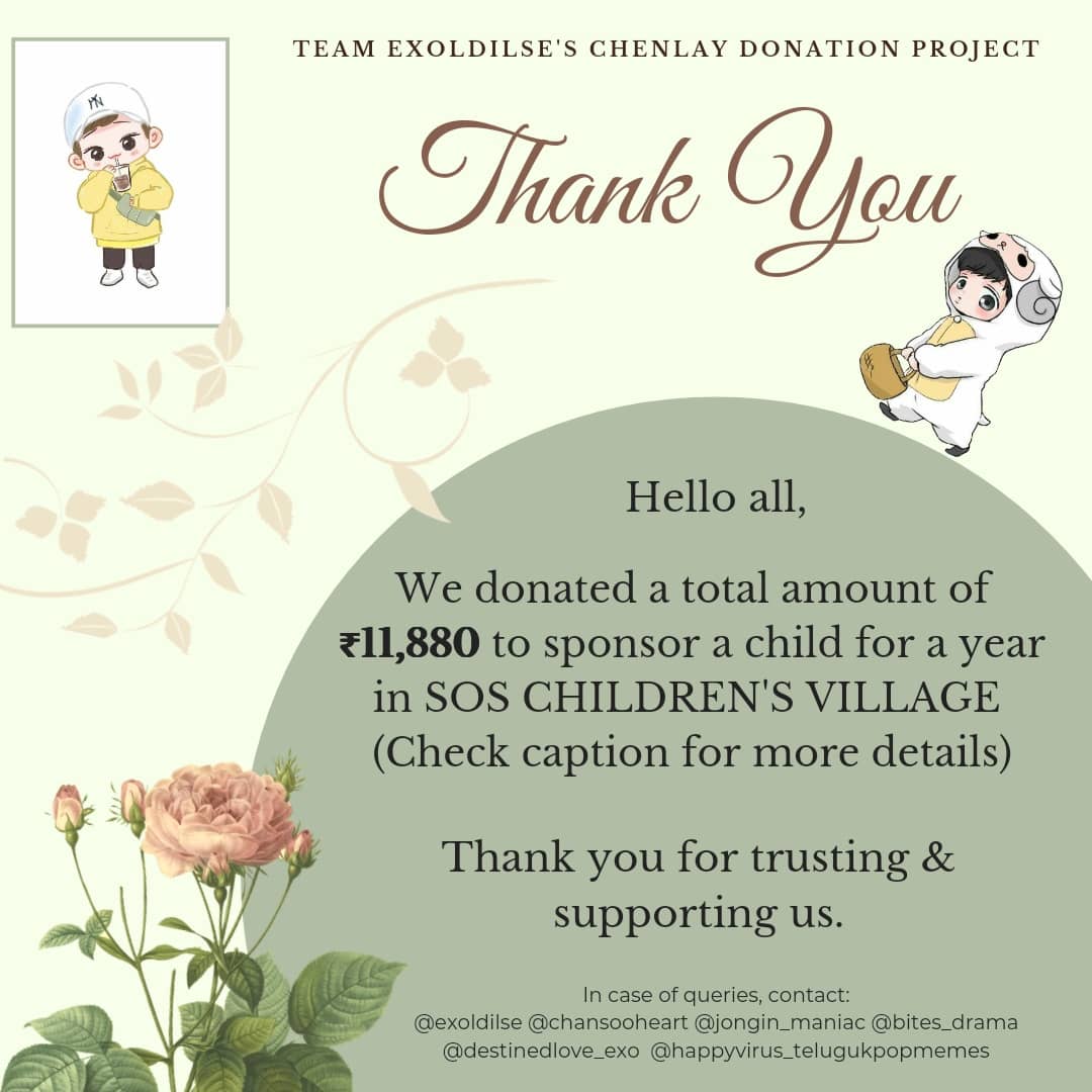 exoldilse's tweet photo. Thank you for trusting &amp; supporting us
@weareoneEXO @lay_studio @layzhang @B_hundred_Hyun https://t.co/yDsxi9UtmZ