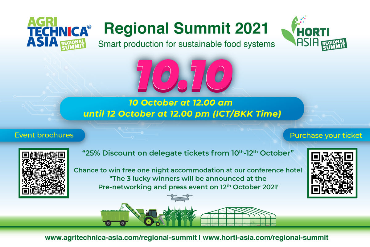 10.10 SPECIAL PROMOTION

25% Discount on delegate tickets from 10th-12th October

Chance to win free one-night accommodation at our conference hotel

Winners need to join the online event on the 12th October 2021 during the pre-networking and press event

eventpassinsight.co/.../registra..…