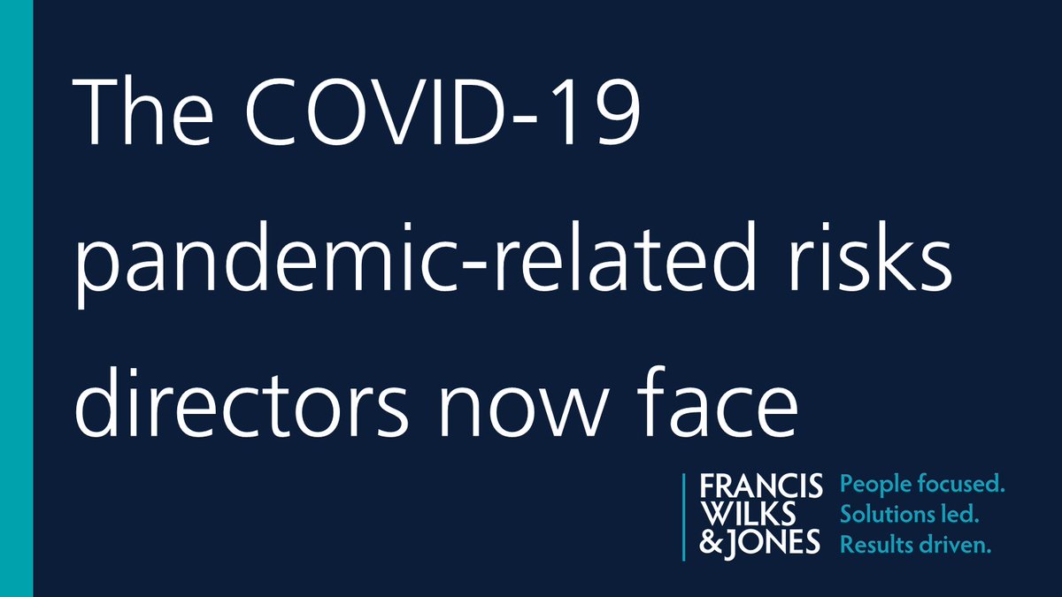 FWJLEGAL's tweet photo. In his fifth blog post in the series, @StephenFWJlegal  assesses the personal liability directors may face when subject to compensation orders: https://t.co/V2v45C8Y98

#directordisqualification #corporategovernance #compensationorder
#directorsduties https://t.co/q5BhnAcwHO