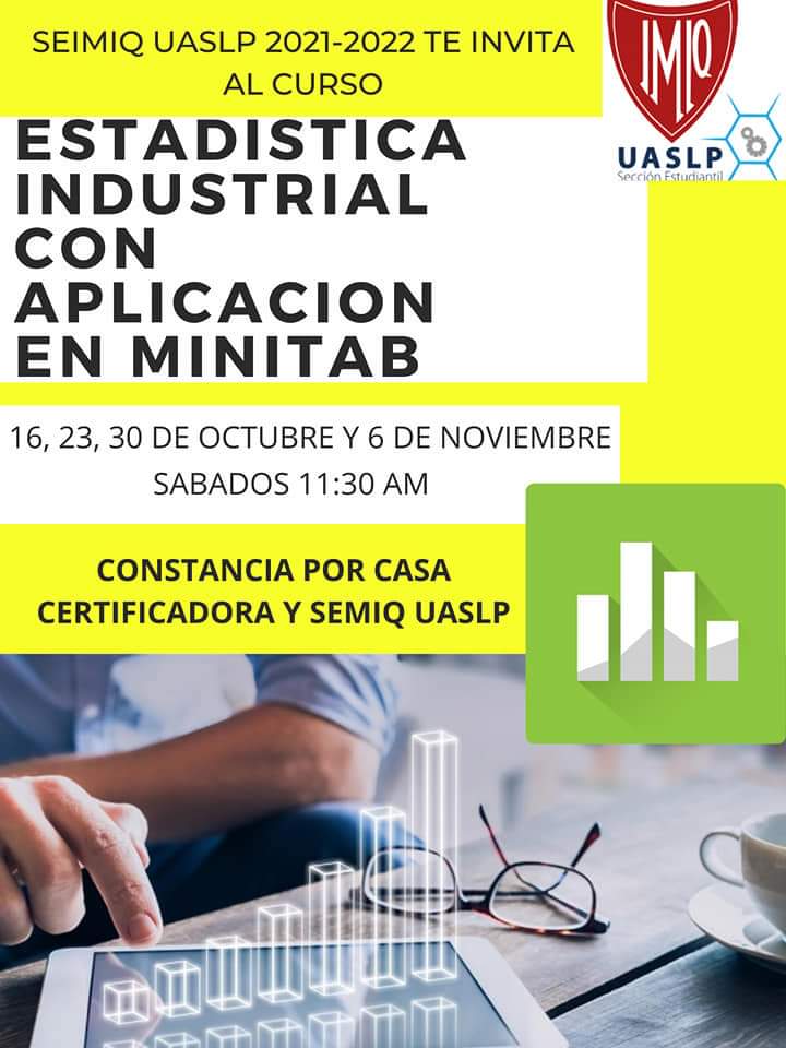 seimiquaslp's tweet photo. 🔵⚠️⚠️⚠️SEIMIQ UASLP 2021-2022 se complace en invitarlos a participar en los cursos "Administración de Proyectos + Estadística Industrial con Aplicación en Minitab" 🔵⚠️⚠️⚠️📊📈📌

🔘 Costo 2x1: 
Estudiantes $450
Egresados y externos $550 https://t.co/3FtRmB7OpC