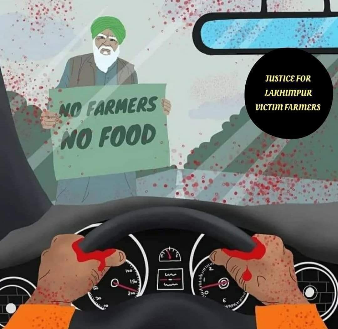 Parmindermalak's tweet photo. RIP indian democracy 🖕everything is sold out in India, railway, airway even media #GodiMedia please god save our country from modi government #BJP_KillerOfFarmers #Lakhimpur_Kheri @POTUS @KamalaHarris @meena @JustinTrudeau @UNOOSA @UNHumanRights @BBCWorld @CNN @7NewsAustralia https://t.co/Lpv1nagtC7