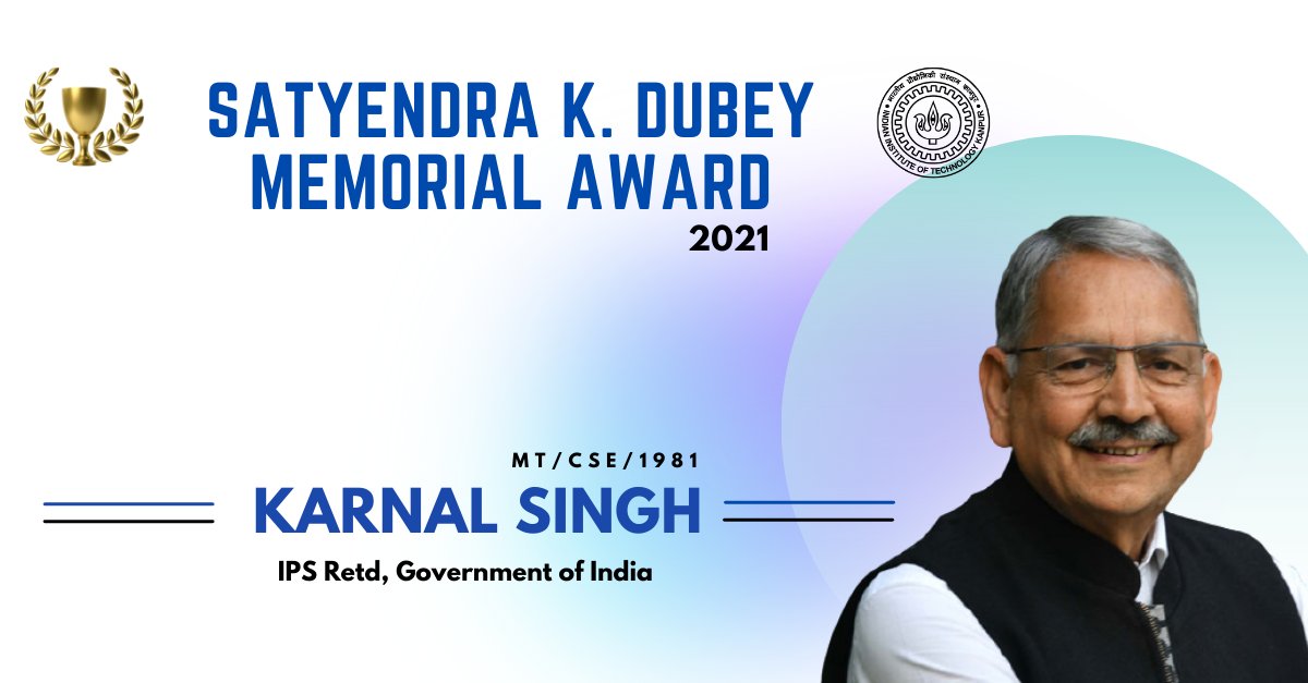 DoRA_IITK's tweet photo. #SKDA
Mr. Karnal Singh (@singhkarnal2) received his master’s degree in Computer Science & Engineering from @IITK in 1981, and subsequently went on to pursue a degree in Law from V.M. Salgaocar College of Law in 2003, and an MBA from the University of Delhi in 2008. https://t.co/x5sksIK7tN