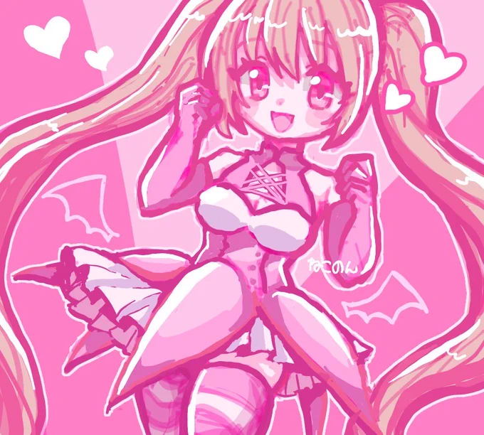ハロウィンドレス〜!染色できるの本っ当に最高!!今はピンクっぽいお色味がお気に入りです!ハロウィンが近くなったら黒系とかにもしたいな…!#エレクトリアコード  #絵レコド 