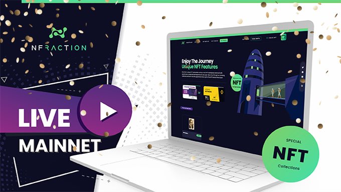 @nfraction_com is over the moon about the 1st release batch

👉 nfraction.com

✅ NFT Marketplace is now LIVE & Ready to bring some freshness into the #NFT space
Good stuffs yet to come over the next 3 weeks release plan!

#NFTCommunity $NFTA