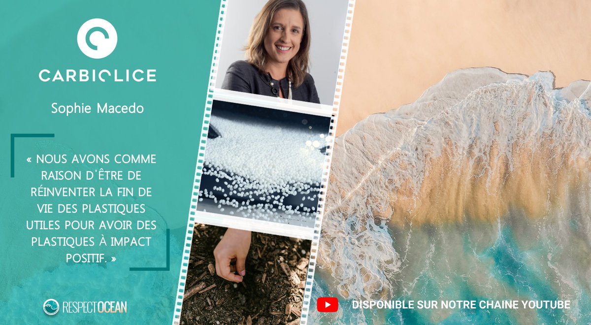 Respect_Ocean's tweet photo. 🎥 [ZOOM] Sur la solution de @Carbiolice qui a développé un additif permettant de rendre les plastiques d'origine végétale 100% biodégradables et 100% compostables, même en conditions domestiques.

👉🏼 Découvrir Carbiolice sur notre chaîne YouTube : https://t.co/pdHNvMUgFZ https://t.co/qaE3gF2og2