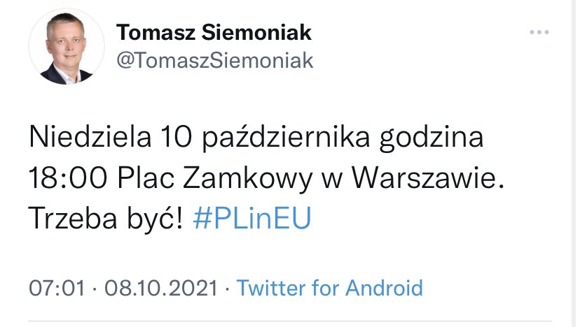 ma_golinska's tweet photo. Drodzy zwolennicy opozycji. Wyrok TK potwierdza to, co my i Wy wiemy - Konstytucja jest najwyższym prawem w PL. 
To nie #Polexit. 
Cała ta histeria to teatr urządzany przez Waszych liderów. Wy się wkręcicie, a oni pokrzyczą, a potem pójdą razem na jakieś urodziny. Szkoda nerwów. https://t.co/YHTylfdkFk