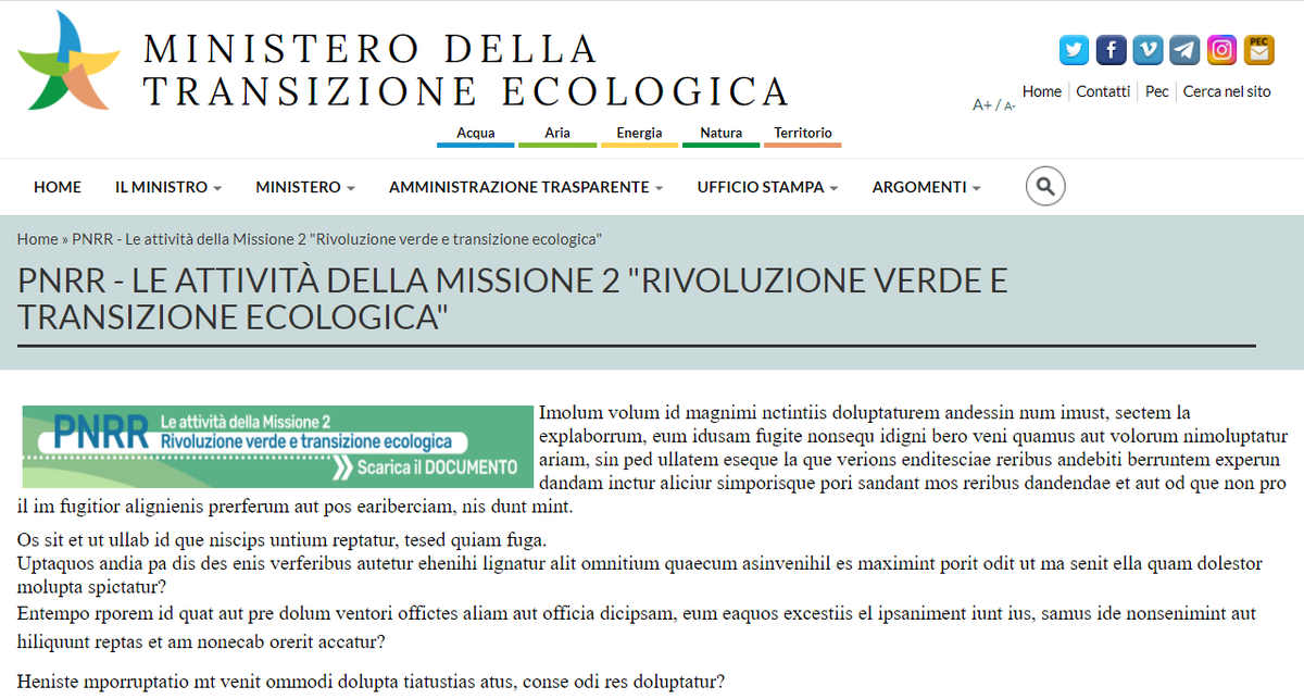 Tutto ok!

#8ottobre #PNRR @MiTE_IT