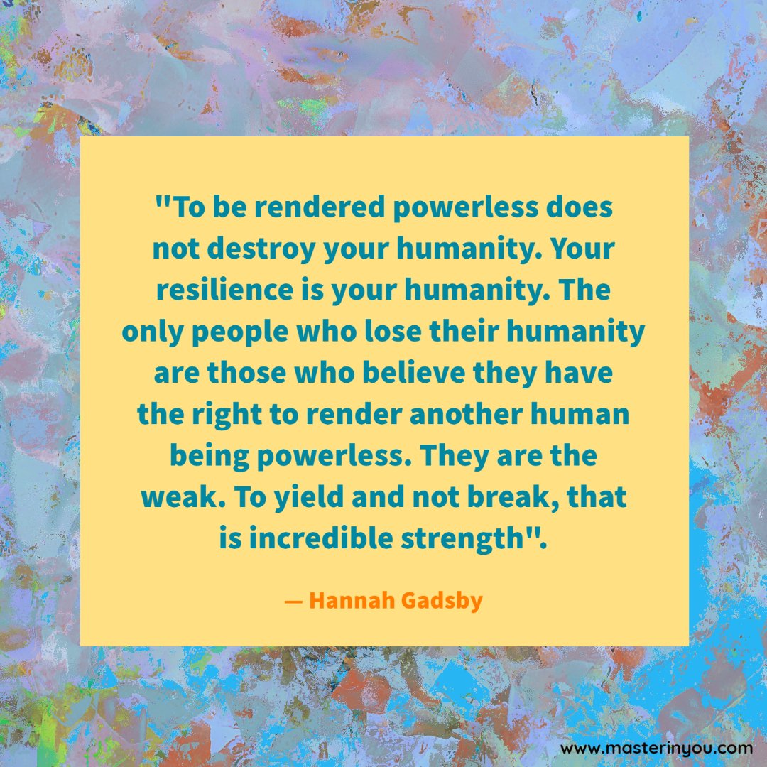 jenn_writes's tweet photo. Happy Friday ❤️ Never underestimate your resilience 🙃#fridaythoughts #mentalhealth #hannahgadsby #selfdevelopment #motivation #selflove #selfcare #trauma #growth #quotestoliveby #motivationalquotes #inspirationalquotes #quoteoftheday #masterinyou https://t.co/GIosuZlDHA