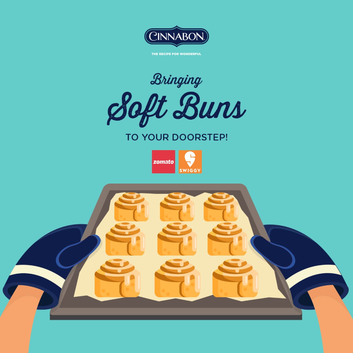 CinnabonIndia's tweet photo. Craving for some sweet #CinnamonRolls #fresh out of the oven? 🤤🌀 Just pick up your phone and order now through #Zomato or #Swiggy. 😍🥰

#CinnabonIndia #LifeNeedsFrosting #Food #FoodLove #Foodie #Tasty #Delicious #FridayVibes #FridayTreat #FridayMood #FridayMotivation https://t.co/vhBXF7Wctl