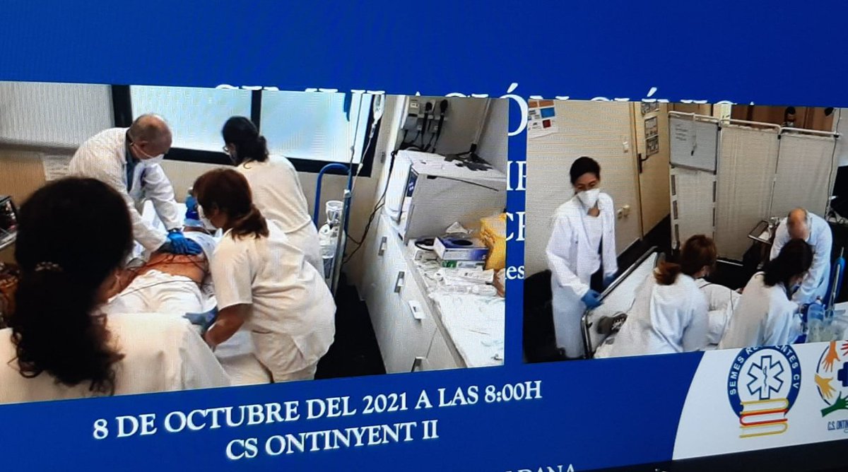 Les #MIR de #MFyC del CS #Ontinyent II han realitzat una experiència formativa amb un una simulació clínica en sala d'urgències en streaming on s'han conectat tots els centres d #AtencióPrimària del <a href="/GVAdsxo/">SalutXativaOntinyent</a> Iniciatives creatives per a la formació! <a href="/ResiSEMES_CV/">SEMES Residentes CV</a> <a href="/semfyc/">semFYC</a>