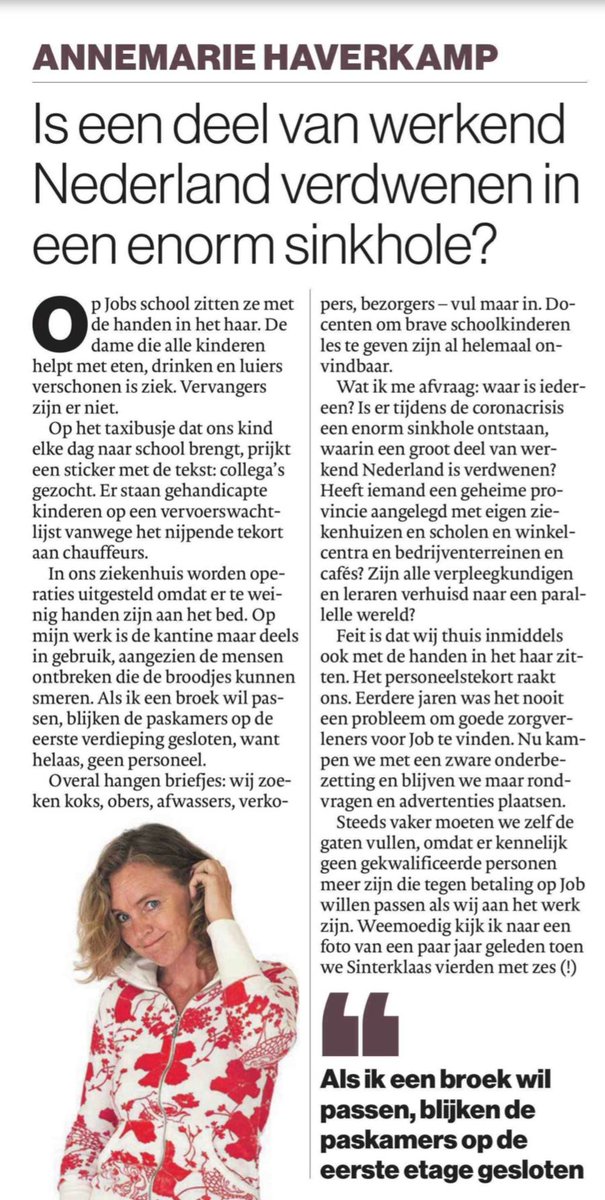 Als elke sector kampt met personeelstekorten, waar is iedereen dan? Thuis zitten we inmiddels ook met de handen in het haar: geen begeleiders voor Job.