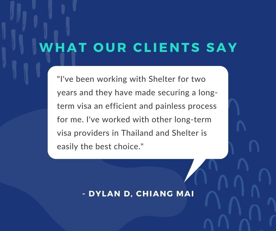 shelterthailand's tweet photo. "Shelter easily the best choice"
Another happy client had left us good words.
Thank you Dylan D. for the amazing feedback.
#clientreviews #clientfeedback #clienttestomonial #postivefeedback #feedbackfromcustomer #testimonialcustomer https://t.co/XAN8aWZc3V