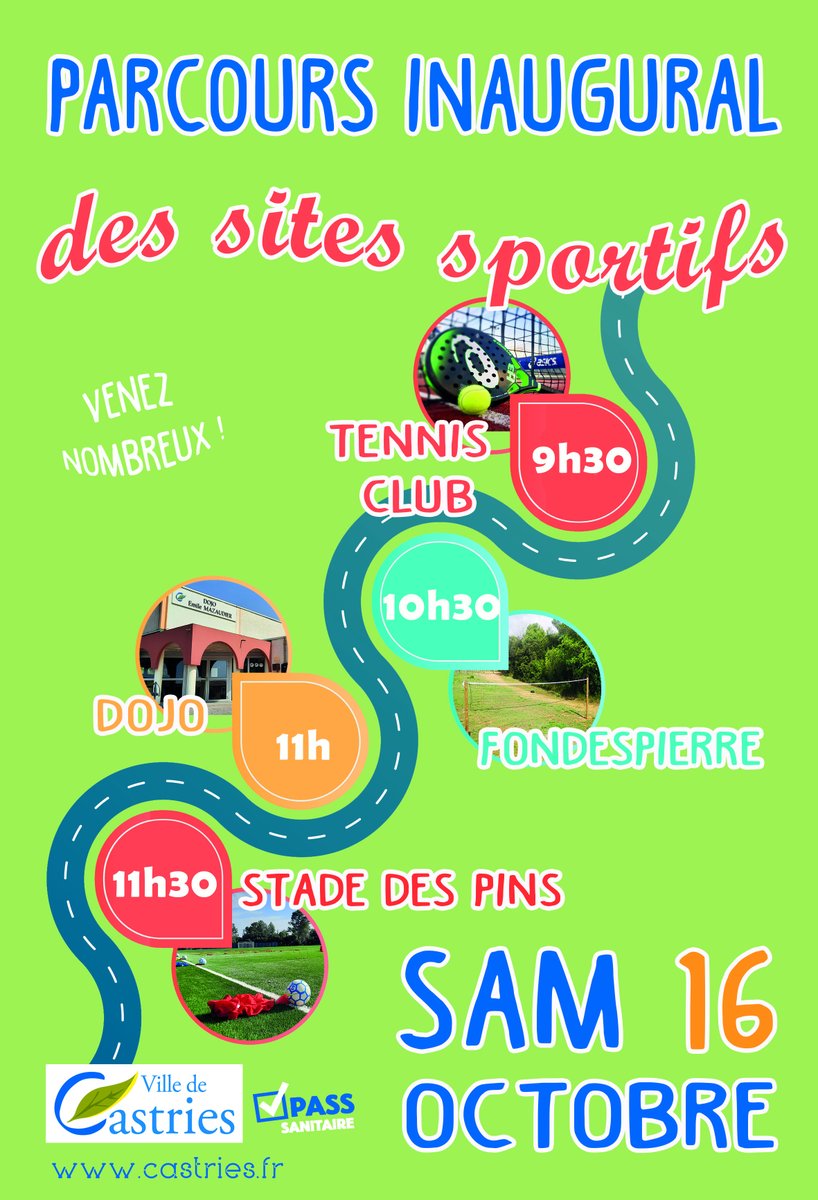 ecomnews_agenda's tweet photo. Le 16 octobre, Claudine VASSAS MEJRI, maire de @VilleCastries inaugurera plusieurs nouveaux équipements destinés à la pratique des #sports dans la commune sur 4 sites. #Herault https://t.co/tx3rzn34HE
