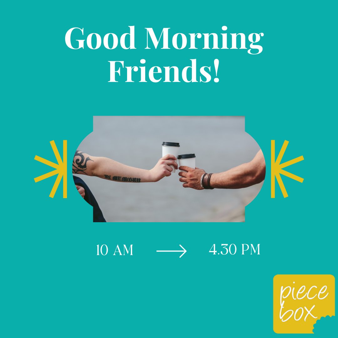 piecebox's tweet photo. Good Morning Friends 👋

We are open from 10 am this morning. 
Pop in and enjoy our all-day menu. Book your table now.

👉 https://t.co/T5v1SVGf6D 

#pieceboxcafe #alldaymenu #polwarth #edinburghcafe https://t.co/E9k4H5ma25