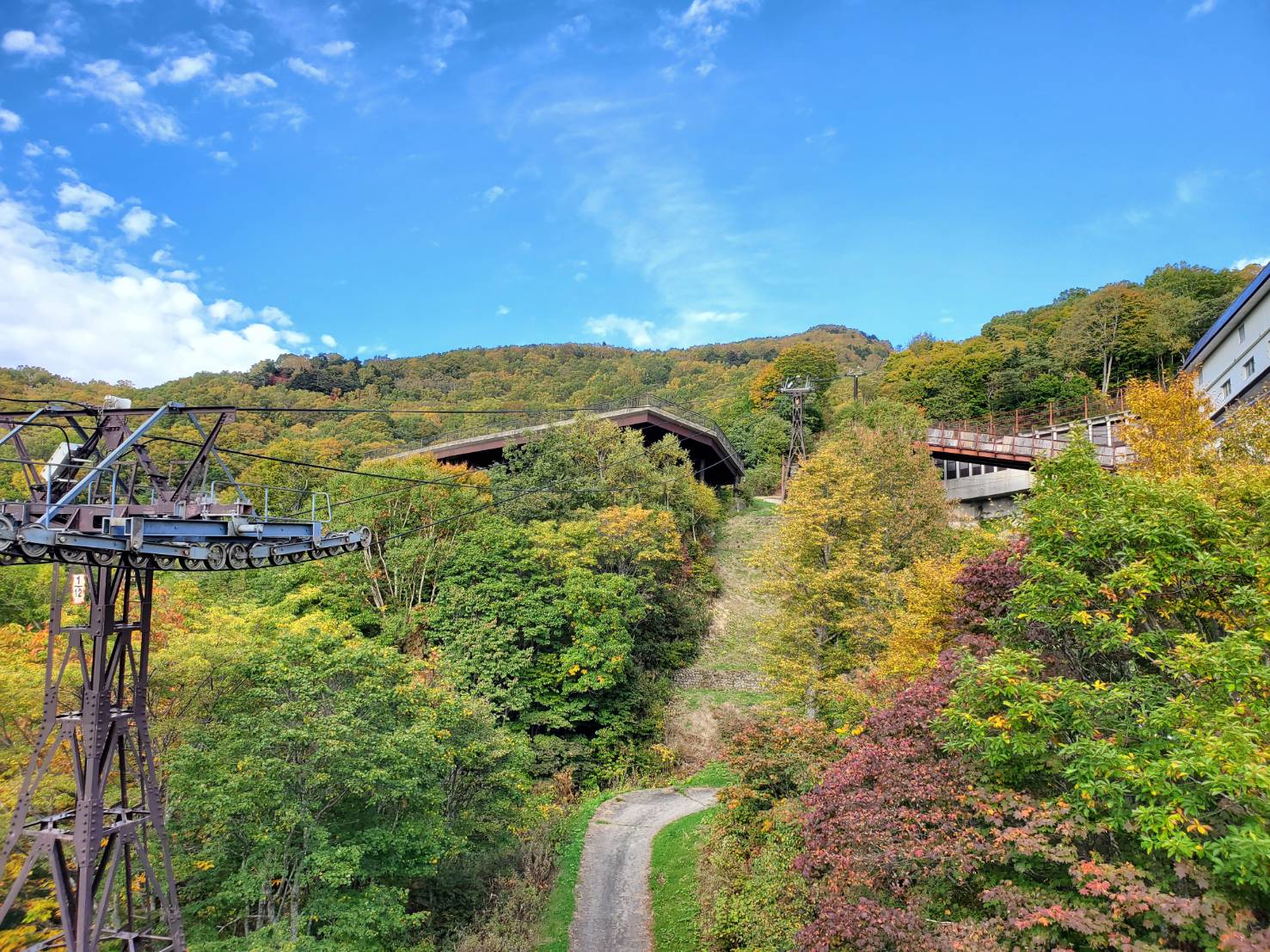 東館山高山植物園公式 東館山ゴンドラリフトです 明日 明後日 10 9 10 営業いたします 志賀高原の紅葉もスタート 東館山の色づきも進んできました 秋の志賀高原をお楽しみください 東館山ゴンドラリフトは 10 17 日 までの土日の営業になります