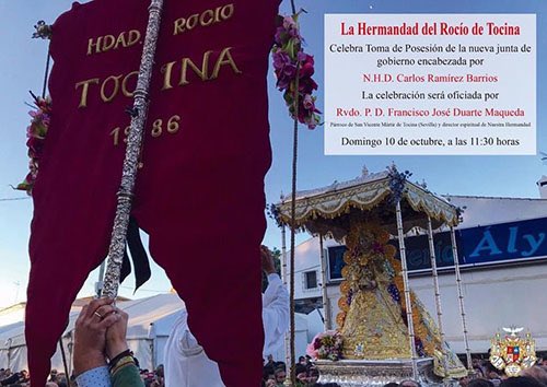 #noticiasrocieras - Toma de posesión de la Hermandad del Rocío de Tocina periodicorociero.es/index.php/noti…