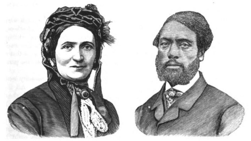 AbbotBeyneSoc's tweet photo. Ellen and William Craft: Blue plaque for abolitionists who fled slavery. After their arrival in the UK they lectured on abolition, reform and social justice. https://t.co/tyQvgHJVNF