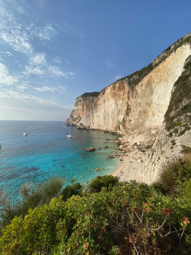 FayeMayo's tweet photo. We were able to have a wonderful break in Paxos last week￼ to celebrate my 50th. So fantastic having time with my amazing husband mooching around at a slow pace. Swimming like a water baby… in the hopes it would compensate for all that feta and moussaka I’d consumed! https://t.co/SdT0bWXgNU