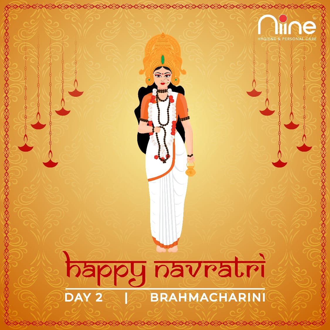 𝐍𝐢𝐢𝐧𝐞 𝐚𝐜𝐤𝐧𝐨𝐰𝐥𝐞𝐝𝐠𝐞𝐬 𝐭𝐡𝐞 𝐜𝐞𝐥𝐞𝐛𝐫𝐚𝐭𝐢𝐨𝐧 𝐨𝐟 𝐧𝐢𝐧𝐞 𝐩𝐨𝐰𝐞𝐫𝐟𝐮𝐥 𝐠𝐨𝐝𝐝𝐞𝐬𝐬𝐞𝐬. 𝐌𝐚𝐲 𝐭𝐡𝐢𝐬 𝐩𝐨𝐰𝐞𝐫 𝐬𝐭𝐞𝐞𝐫𝐬 𝐚𝐥𝐥 𝐭𝐨 𝐭𝐡𝐞 𝐩𝐚𝐭𝐡 𝐨𝐟 𝐤𝐧𝐨𝐰𝐥𝐞𝐝𝐠𝐞 𝐚𝐧𝐝 𝐫𝐞𝐬𝐩𝐞𝐜𝐭 𝐟𝐨𝐫 𝐰𝐨𝐦𝐞𝐧.
#navratri2021 #niineindia
