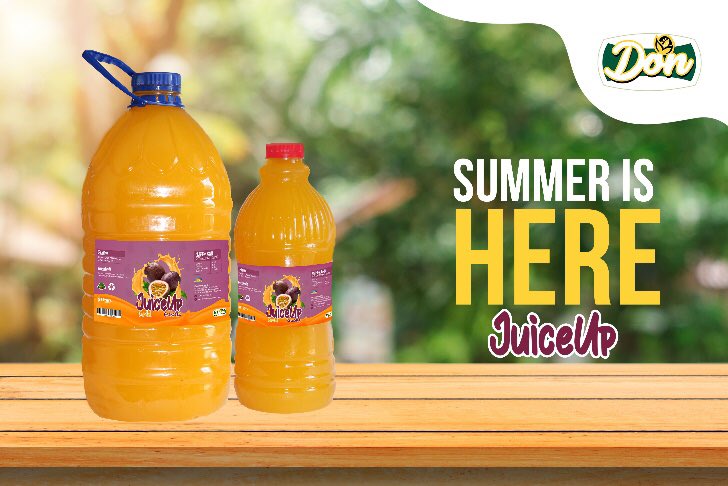 donproductszm's tweet photo. Summer is here #JuiceUP with the new Granadilla Flavor available in 5 and 2 litres.
#juiceup #LikeADon https://t.co/GaZOIJACBA